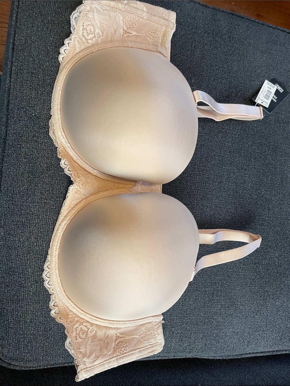 NWT Torrid Strapless Lightly Lined Smooth Bra in Rose Dust